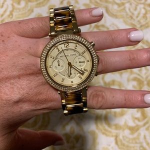 Michael Kors Blingy Tortoise Watch